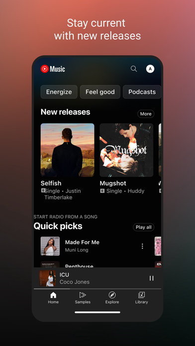 YouTube Music screenshot