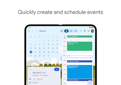 Google Calendar screenshot