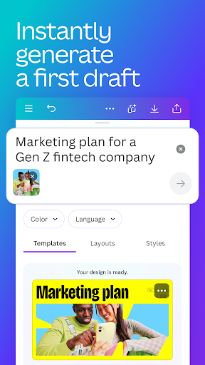 Canva: AI Photo & Video Editor screenshot