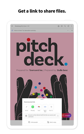 Adobe Acrobat Reader: Edit PDF screenshot