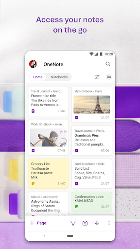 Microsoft OneNote: Save Notes screenshot