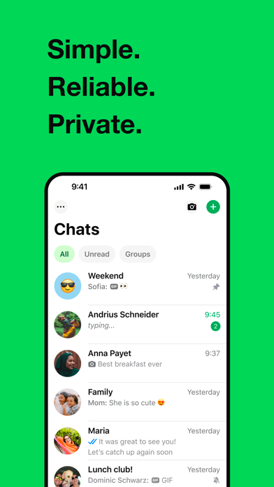 WhatsApp Messenger screenshot