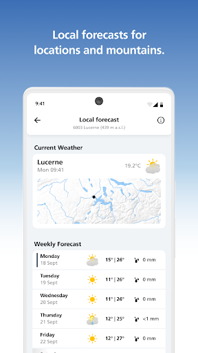 MeteoSwiss screenshot