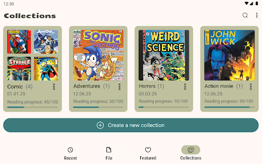 Comic Book Reader (cbz/cbr) screenshot