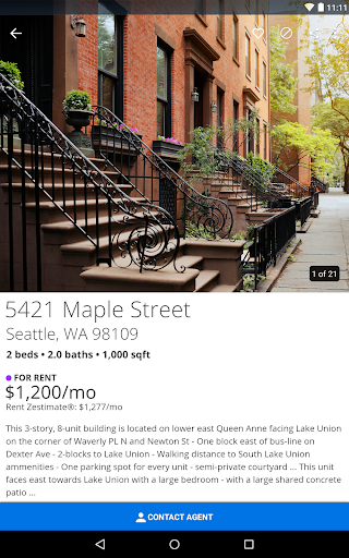 Apartments & Rentals - Zillow screenshot