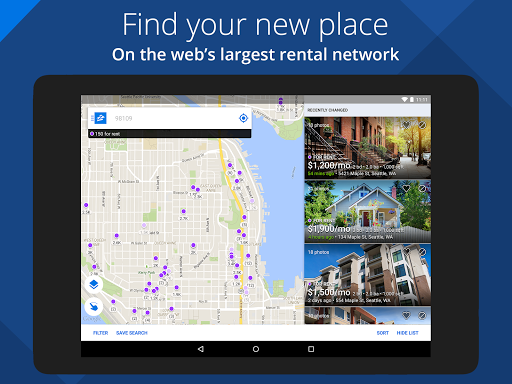 Apartments & Rentals - Zillow screenshot