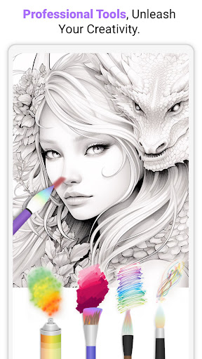 InColor: Coloring & Drawing screenshot