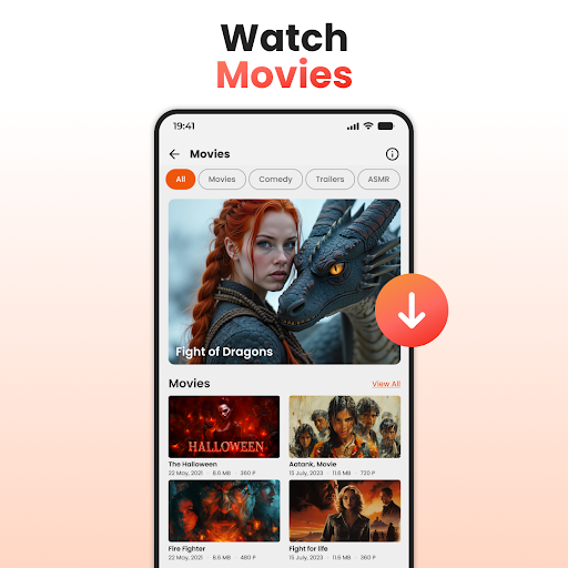 Video Downloader and 4k Player screenshot