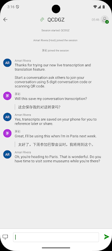 Microsoft Translator screenshot