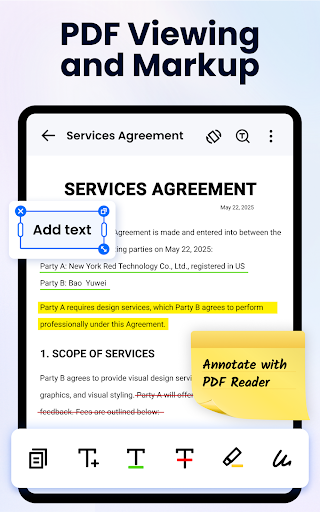 PDF Reader - PDF Editor screenshot