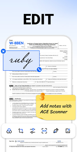ACE Scanner - PDF Scanner App screenshot