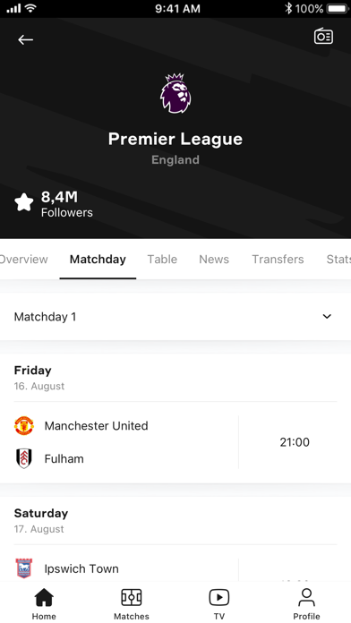 OneFootball: All Soccer Scores screenshot