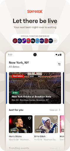 SeatGeek – Tickets to Events screenshot