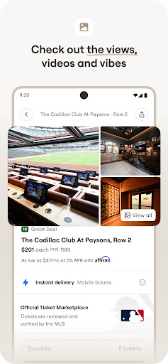 SeatGeek – Tickets to Events screenshot