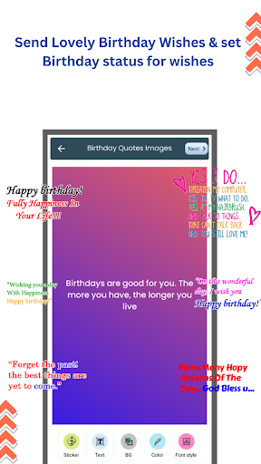 Birthday video maker screenshot