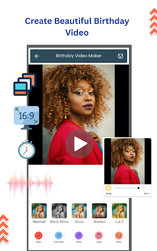 Birthday video maker screenshot