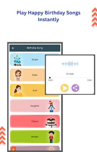 Birthday video maker screenshot