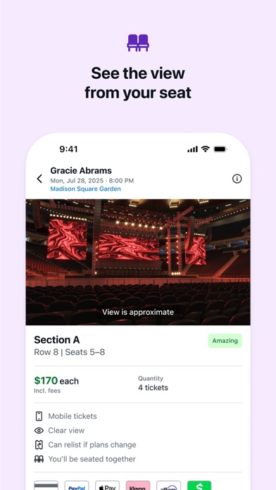 StubHub - Live Event Tickets screenshot