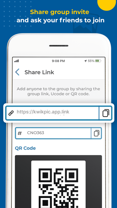 Kwikpic - Smart Photo Sharing screenshot