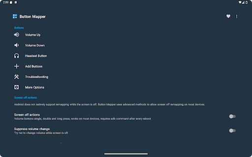 Button Mapper: Remap your keys screenshot