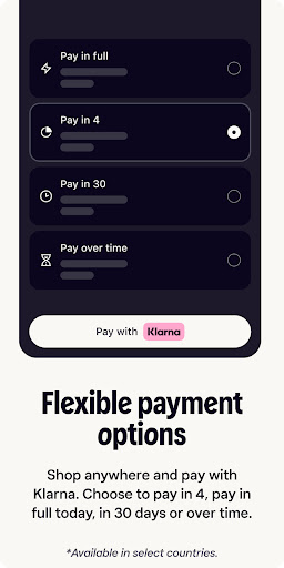 Klarna: Smarter everyday money screenshot