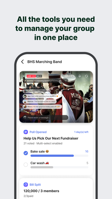 BAND - App for all groups screenshot