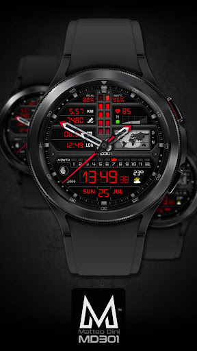 MD301 Hybrid watch face screenshot