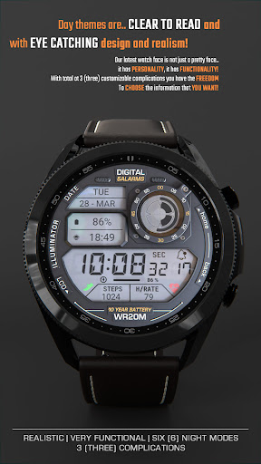 ILLUMINATOR Digital Watch face screenshot