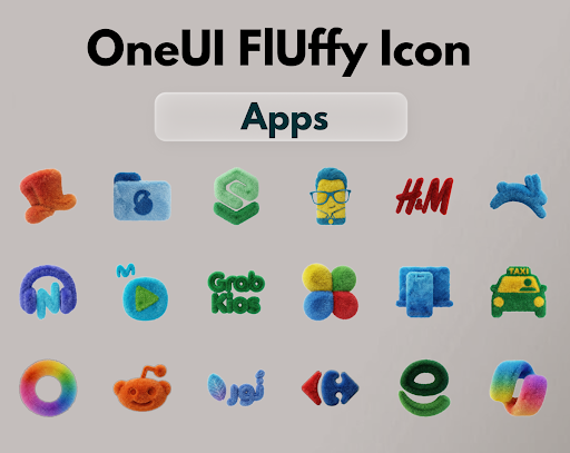 OneUI Fluffy Icons screenshot