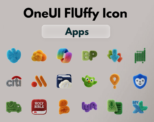 OneUI Fluffy Icons screenshot