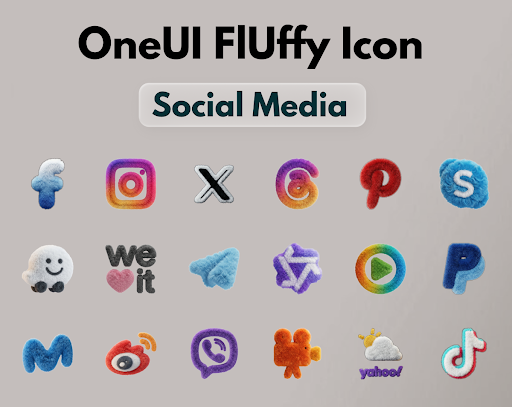 OneUI Fluffy Icons screenshot