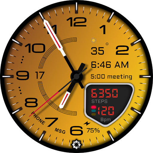 D355 Premium Watch Face screenshot