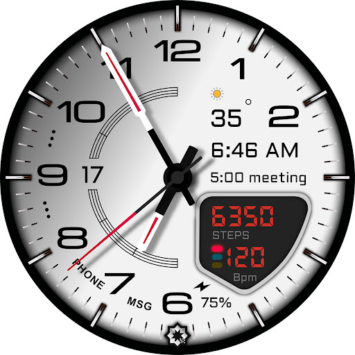 D355 Premium Watch Face screenshot