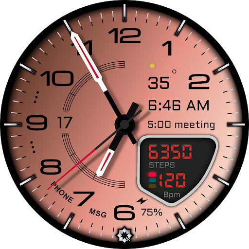 D355 Premium Watch Face screenshot