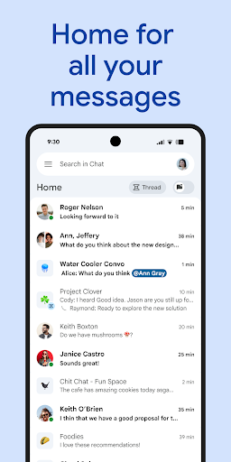 Google Chat screenshot