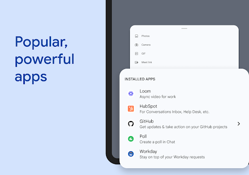 Google Chat screenshot