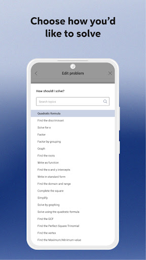 Mathway: Scan & Solve Problems screenshot