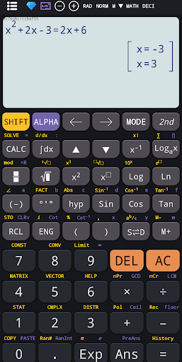 Scientific calculator plus 991 screenshot