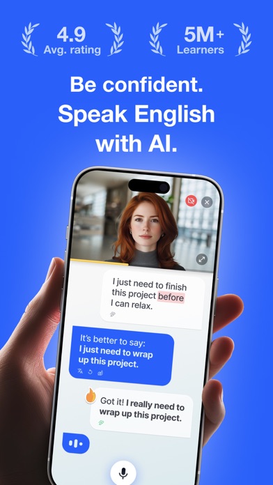 Speak English with Loora AI screenshot