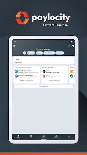 Paylocity screenshot