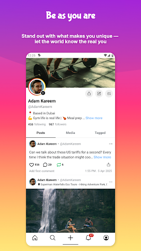 UpScrolled screenshot