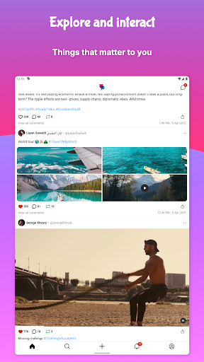 UpScrolled screenshot