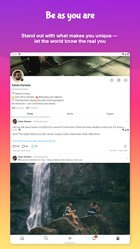 UpScrolled screenshot