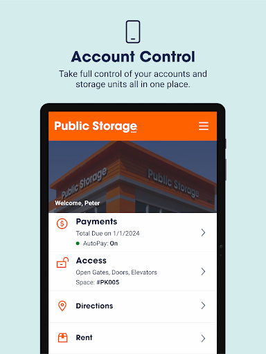 Public Storage screenshot