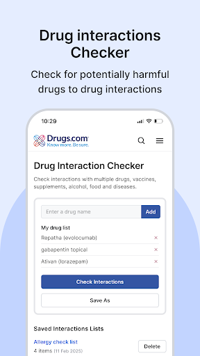Drugs.com Medication Guide screenshot