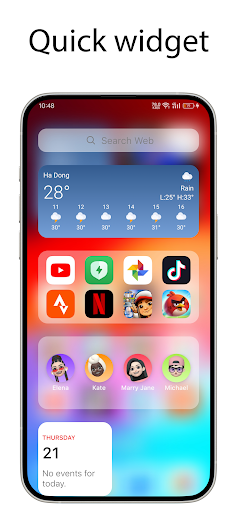OS Launcher 18 - Phone 16 Max screenshot