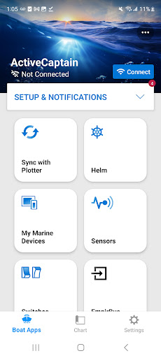 Garmin ActiveCaptain® screenshot