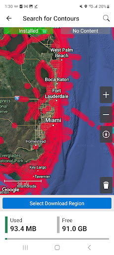 Garmin ActiveCaptain® screenshot