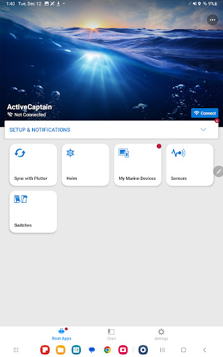 Garmin ActiveCaptain® screenshot