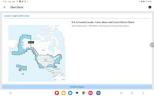Garmin ActiveCaptain® screenshot